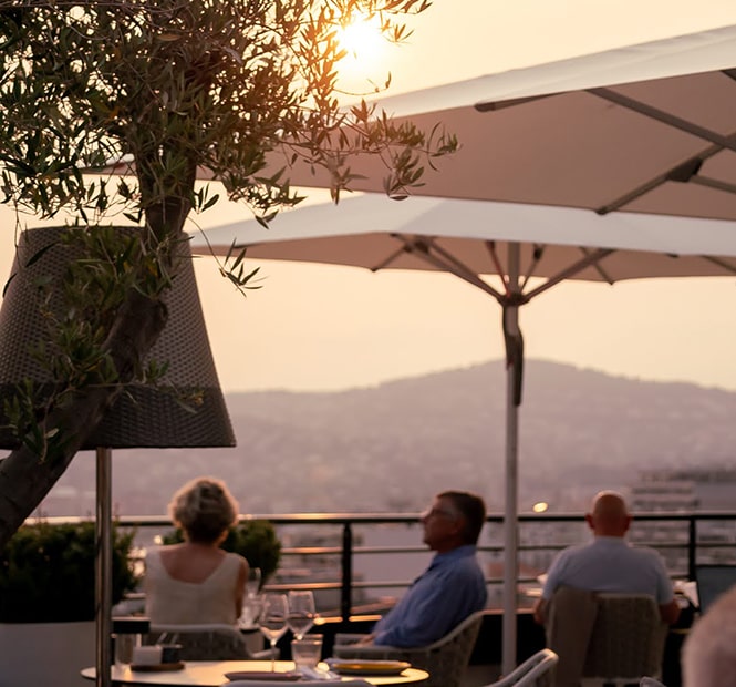 Lounge Bar und Restaurant am Cap Antibes : Das Quinto Cielo