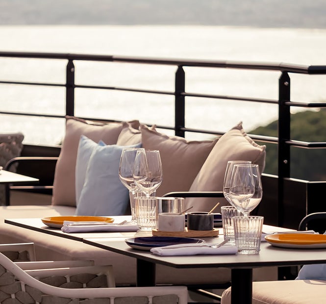 Lounge Bar and Restaurant in Cap Antibes: Le Quinto Cielo