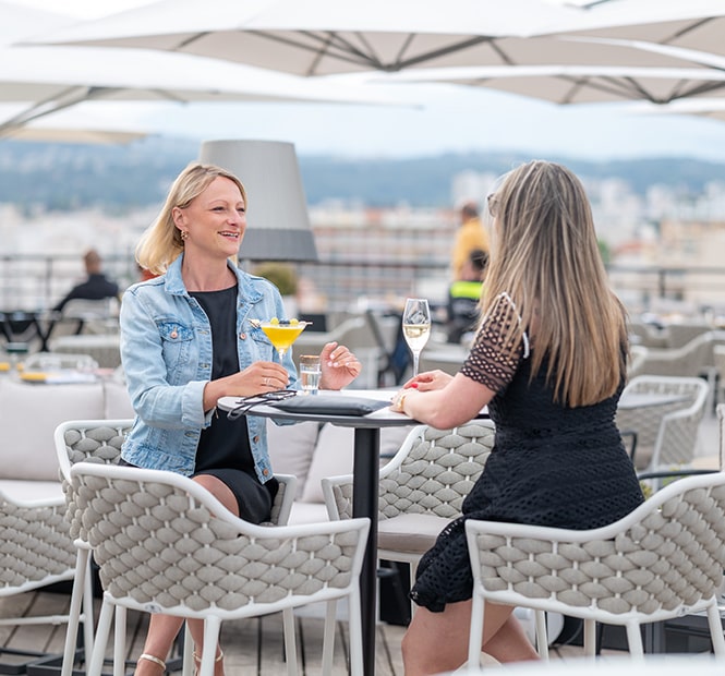Lounge Bar und Restaurant am Cap Antibes : Das Quinto Cielo